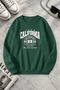 Unisex Printed Crew Neck Sweatshirt