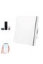 WIFI Smart Light Switch, Push-button Light Switch, No Neutral Required, LED Backlight, Works with Al - 7