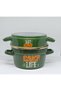 18 cm Camping Enamel Pot and Pan Set - 3