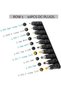 طقم موصلات تيار مستمر عالمي 34 قطعة، محول قاعدة أنثى 5.5x2.1 مم، محول طاقة تيار مستمر متعدد الرؤوس - 3