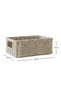 Children's Room Washable Gray Pp Rattan Closet Laundry Toy Organizer Storage Basket Organizer 30X20X11 - 7
