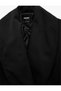 Snap Button Cotton Long Sleeve Oversize Double Breasted Jacket - 4