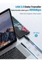 كابل USB C إلى USB C، 60 واط، من النوع C إلى النوع C (10 أقدام/3 متر، أزرق) - 4