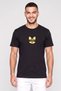 Men Sportswear Fit Short Sleeve Outdoor T-Shirt, Black