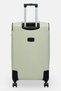 32 Inch Brand Logo Soft-shell Check In Spinner Luggage, Mint Green - 2