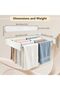 Wall Mounted Drying Rack, Foldable Wall Mount Laundry, Retractable Drying Rack, Clothes Drying Rack - 2