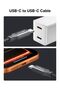 كابل USB C إلى USB C بقوة 100 واط [عبوة من قطعتين بطول 1 متر]، كابل من النوع C للآيفون، لون رمادي - 4