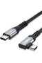 كابل USB-C إلى USB-C بقوة 100 واط و5 أمبير، USB 3.1 Gen 2، عبوة من قطعتين (6 أقدام، أسود) - 7