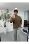 KN Model Yıkamalı Oversize Sweatshirt