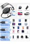كابل شحن متعدد الاستخدامات قابل للسحب 3 في 1، شحن سريع 100 واط من USB-C/A إلى Lightning/USB-C/Micro USB - 6