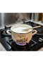 18 cm 2 Liter Herbal Enameled Pot - 2