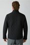 Shirt Collar Pocket Snap Fastener Seasonal Sports Quilted Coat - 7