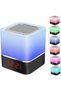 Night Light Bluetooth Speaker, Bedroom Alarm Clock