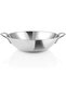 24 cm Stainless Steel Sauté Pot – High-Sided Multi-Purpose Pan, Durable & Even Heat Distribution, Dishwasher Safe, Induction Compatible (Stainless steel wok - 5 l) - 2