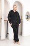 Plus Size Premium Quality Lace and Sequin Embroidered Suit - 6