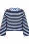Boxy Fit Striped Long Sleeve T-Shirt - 2