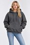 Women's Winter Cotton Lined Oversize Hooded Sweatshirt Hoodie - W237