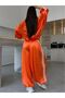 Silk Satin Zippered Top and Bottom Set - 2