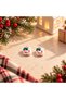 Handmade Murano Glass Christmas Candy Cane Beads (2 Pieces) - 2