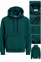 Women's Winter Cotton Lined Oversize Hooded Sweatshirt Hoodie - W237 - 6
