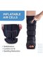 Pneumatic Walker Boot, Single Push Button, support and stability to the ankle - Long Type with 17" Height, Black (XL) - 2