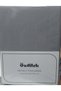 Colourist Fitted Elastic King Size Double Bed Sheet Set (180X200)-Silver Gray - 3