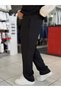 Black Panda Fabric Pipe Leg Sweatpants Mrk-2875 - 6