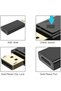 محول DisplayPort إلى HDMI بدقة 1080 بكسل أحادي الاتجاه باللون الأسود - 4