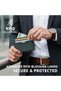 محفظة MOORGATE نحيفة من الجلد الطبيعي، مزودة بتقنية حماية RFID - 8