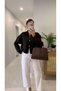 Bonis Brown Double Zipper Cardigan - 2
