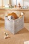 Children's Room Washable Gray Pp Rattan Closet Laundry Toy Organizer Storage Basket Organizer 33X33X33 - 2