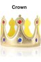 King Costume Set Red Cloak Golden Crown And Scepter Set Prince Capes Halloween Costume for Kids Teen Adult - 5