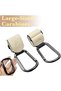 Stroller Hooks - Adjustable Universal Carabiner Clips, Apricot (2 Pack) - 5