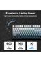 لوحة مفاتيح G84 HE لاسلكية بتقنية Hall Effect، مع معدل استطلاع 8K وبطارية 8000 مللي أمبير - 5