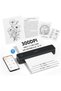 Wireless Portable Thermal Printer Bluetooth Compatible with iOS, Android and Laptop, 8.5" x 11" US Letters for Office and Home