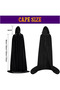 Kids Velvet Hooded Cloak for Cosplay Party Dress Fancy Dress Costume Accessory, Unisex Children Hooded Cloak - 2