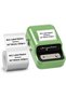 B21 Label Maker Machine with Tape 1" x 2"(25 x 50mm), 2 Inch Label Printer, Small Business Thermal Printer, Bluetooth Connection, USB Rechargeable, Compatible iOS & Android (Green)