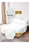 Double Size 3Pc Fitted Sheet Set | Soft Microfiber Material - 3