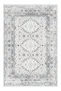 Carpet Rug Anti-Slip- Size- 244 x 305 (8 x 10 ft) | Color- Cream & Grey |Boho Floral| Ideal as Carpets for Living room, Bedroom & Office