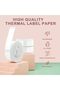 Label Tape of Model D11 D110 D101 Printer, (3 Rolls, 0.59"×1.96"/15×50mm) Adapted Label Printing Paper, Office & Home Labeling Tape Replacement (White) - 3