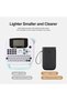 Label Maker with Tape D11 Wireless Connection Technology Multiple Templates Available for iOS & Android (Black) - 2