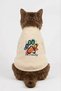Pet Friendly Printed Dog Outfit, Cat Outfit Sweatshirt - 3