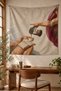Adem's Creation Inspired Coffee Themed Art Stain Resistant Fabric Wall Covering Wall Tapestry Tapestry - 3