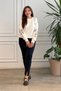 Sweatshirt with Embroidery on the Front and Sleeves - 4