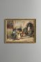 People on the Bazaar Street - Vintage Patterned Painting - Fine Model