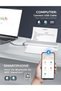 A4 Thermal Printer Mobile Bluetooth Printer (300 DPI), Portable for Learning, Office, Travel & Family, Inkless (Thermal Paper Only), Compatible with iPhone, Android, Laptop, White - 3