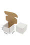 Pack of 10 Corrugated 3 ply Cardboard Moving Boxes, Size- 12.5 L x 12.5 W x 10 H cm. Multi-Use White Boxes for Packaging, Shipping, Storage and Organizing - 4