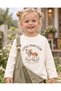 Little Farm Club Cow Printed Oversize Long Sleeve T-Shirt - 2