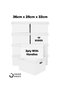 10 Pack Cardboard Storage Box with built-in handle and Lid -