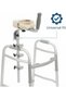 Walker Platform Attachment, Universal Adjustable Forearm Support Crutch for Standard Walkers with Flexible Moveable Nuts and Secure Fastening Straps to Relieve Wrist Pressure(Single-Side) - 4